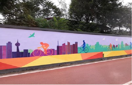 醴陵墙体彩绘-围墙