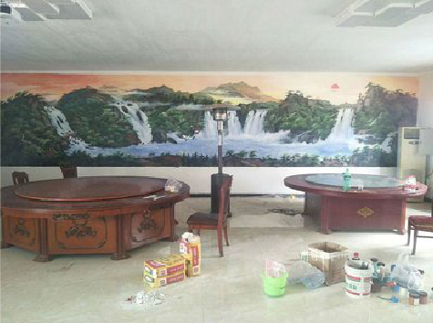 醴陵墙绘-写实风景