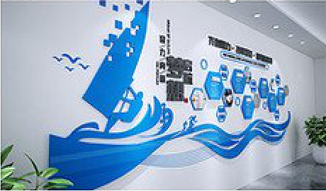 醴陵海浪主题文化墙如何设计？
