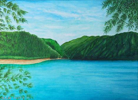 醴陵在墙绘中，如何绘画绿水青山？