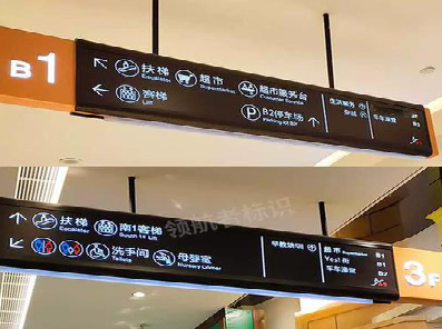 醴陵如何通过商场标识牌引导客流分布？