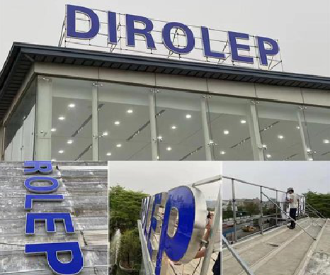 醴陵楼顶发光字安装的注意事项。